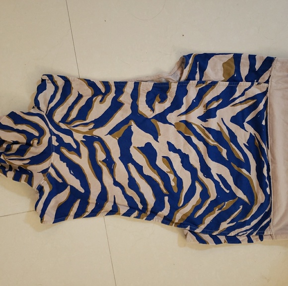 Balenciaga zebra sleeveless tshirt
